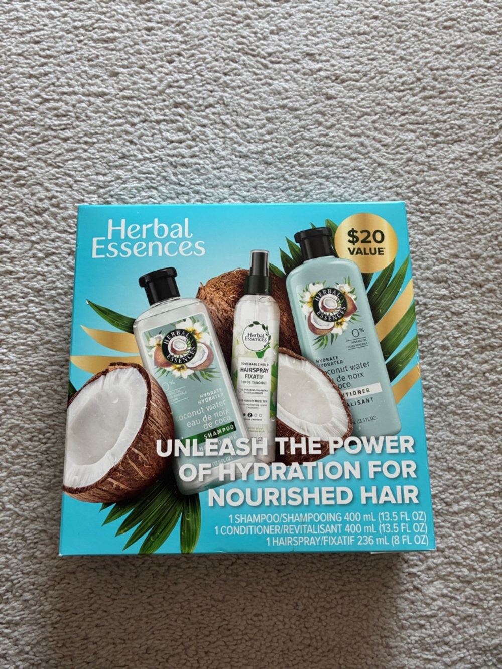 Herbal Essences Coconut Water Hydration Hair Care Set